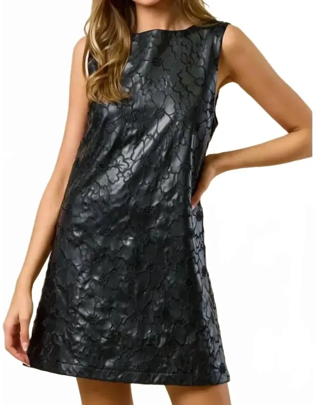 Embroidered Mini Dress