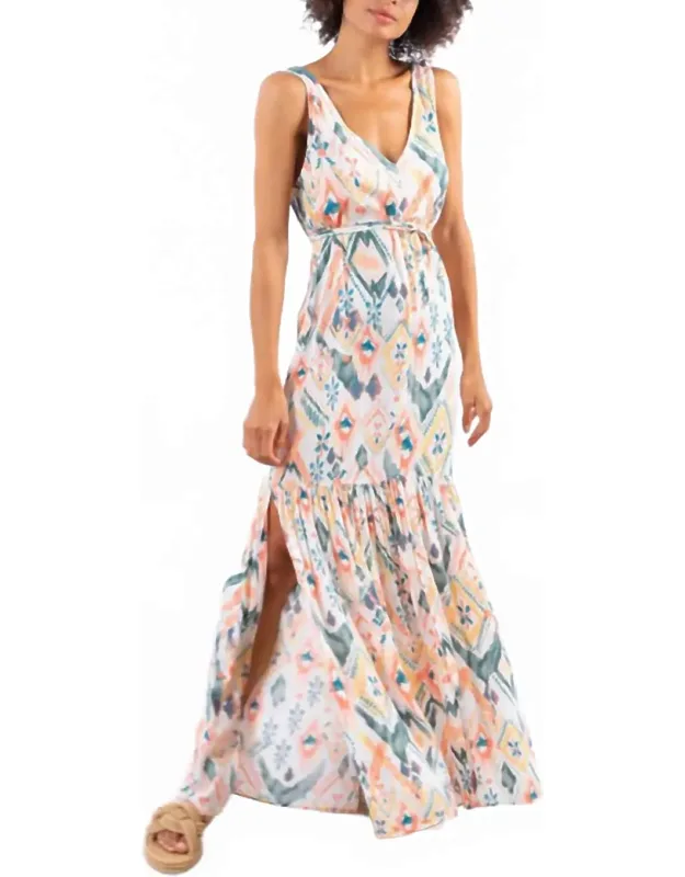 Abstract Boho Dress