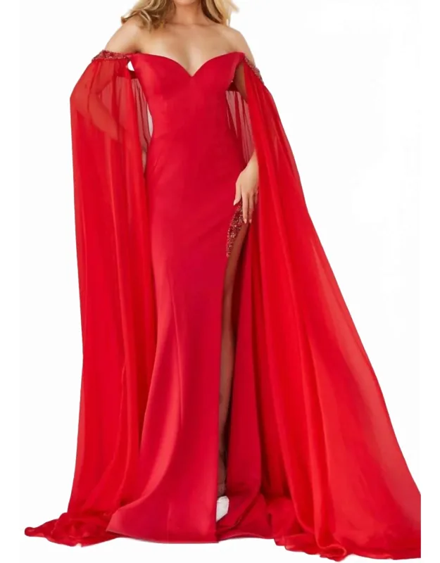Off Shoulder Sweetheart Neck Prom Dress