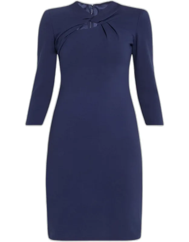Twist-front Jersey Dress