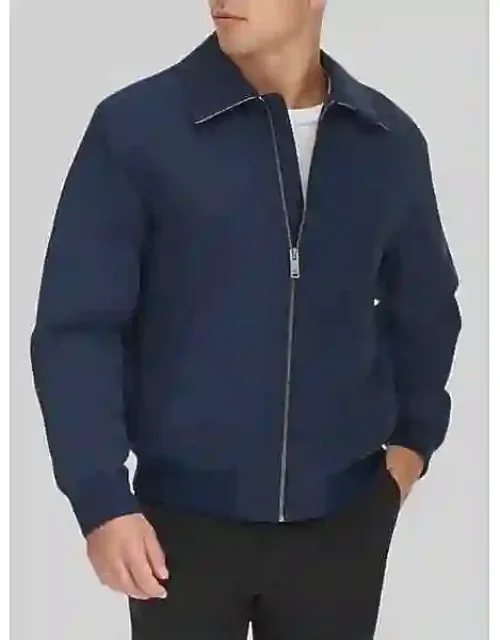 Water-resistant Microtwill Golf Bomber Jacket