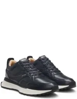 Trainers In Burnished Leather
