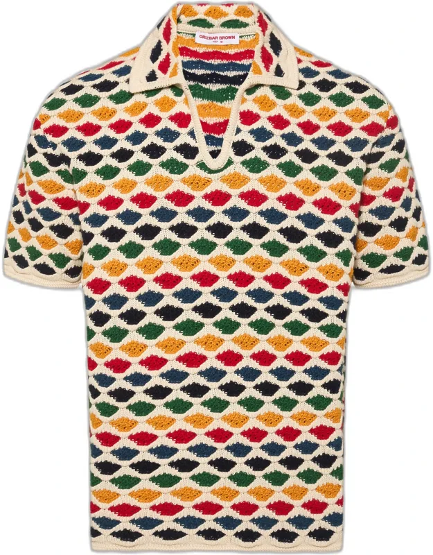 Classic Fit Paisley Polo Shirt