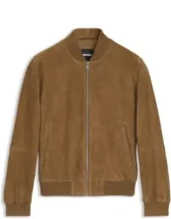 Regular-fit Suede Jacket