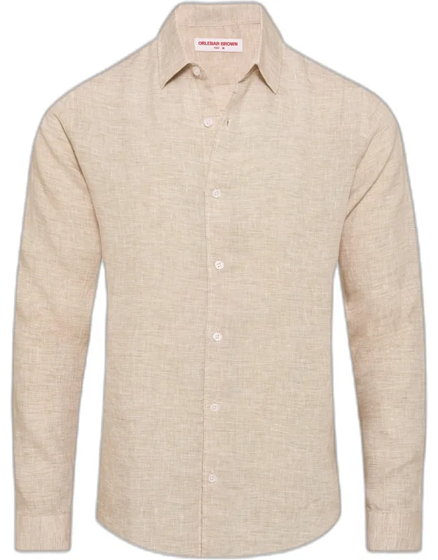 Tailored Long Sleeve Linen Shirt