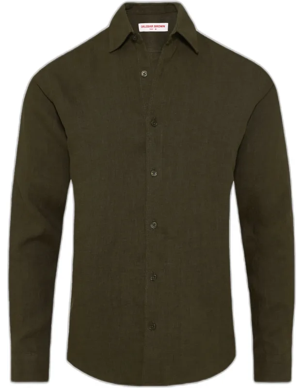 Tailored Fit Long Sleeve Button Shirt