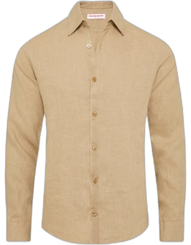 Tailored Long Sleeve Linen Shirt