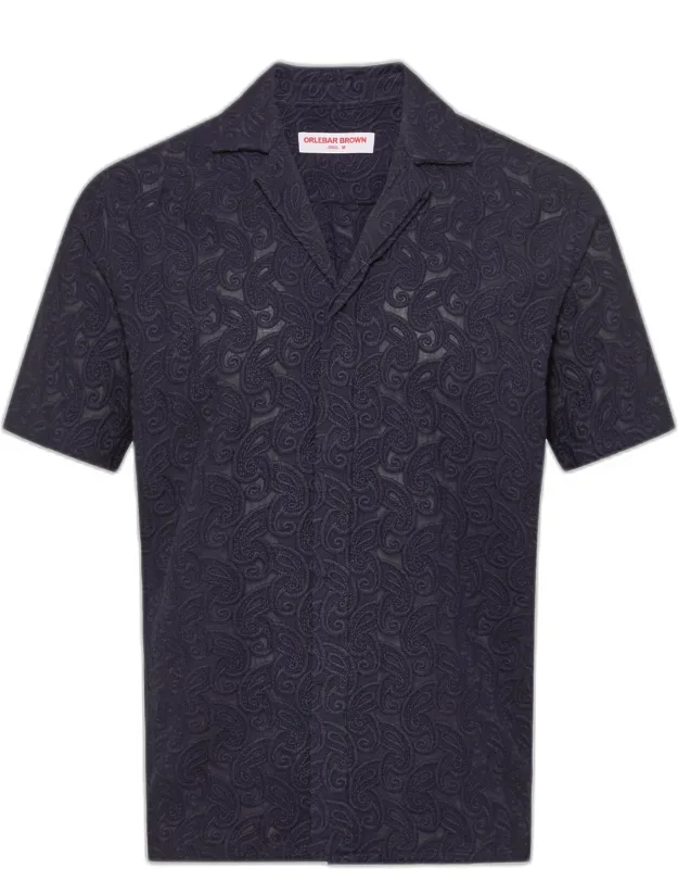 Relaxed Fit Short Sleeve Button Shirt