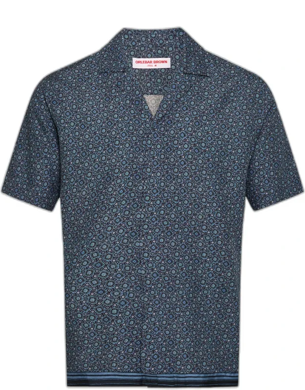 Relaxed Fit Short Sleeve Button Shirt