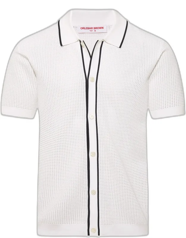 Relaxed Fit Short Sleeve Knitted Shirt