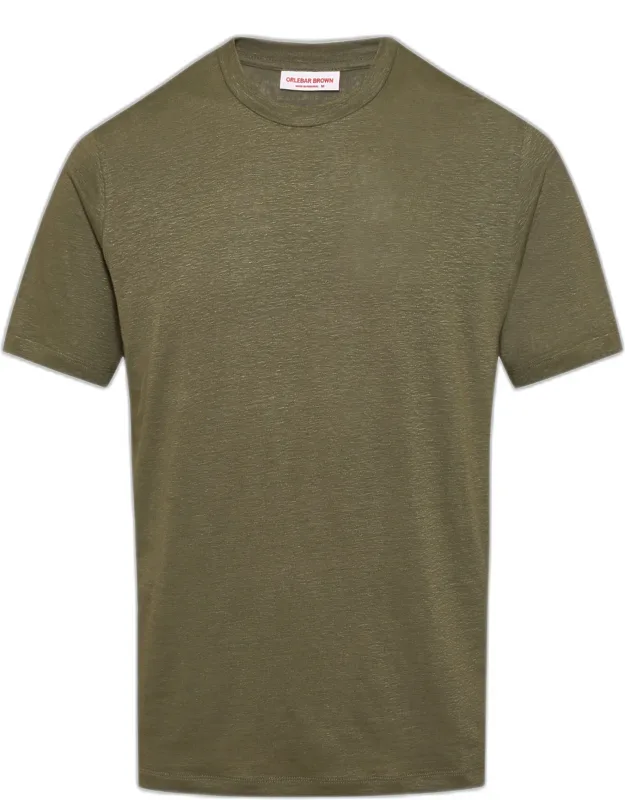 Linen Jersey Long Sleeve T-shirt