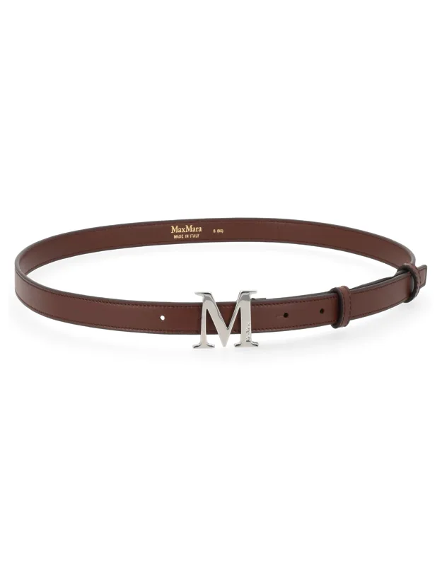 Belt With Logo Buckle