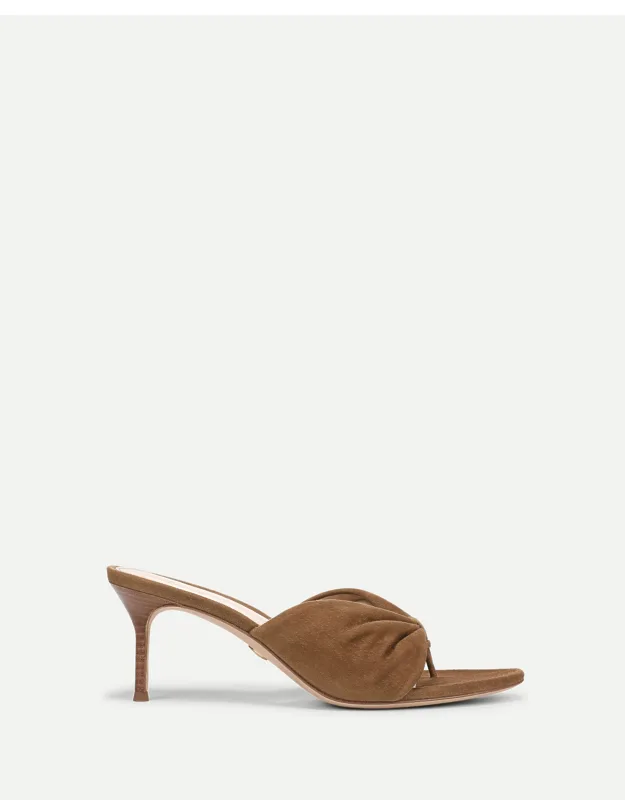Tullia Suede Mid-heel Sandals