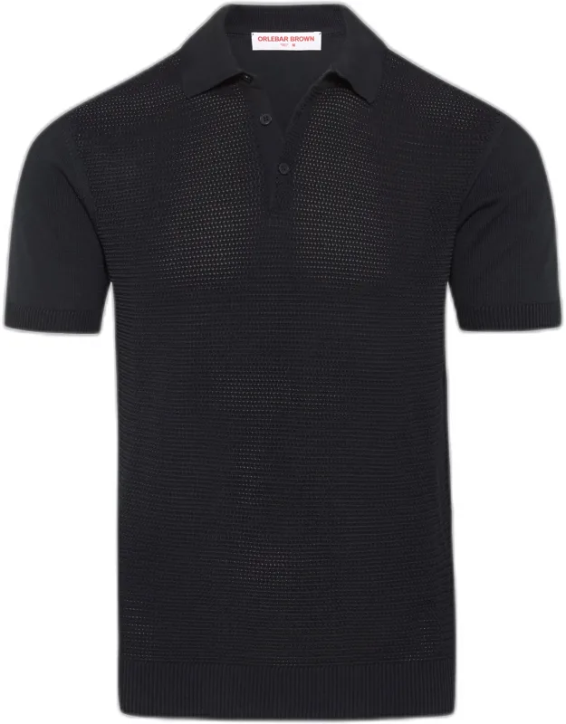 Tailored Silk & Cotton Blend Polo Shirt