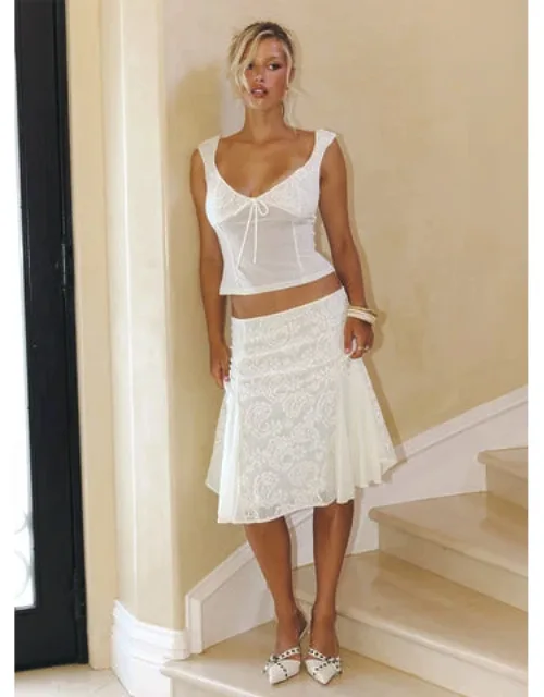 Lace Midi Skirt