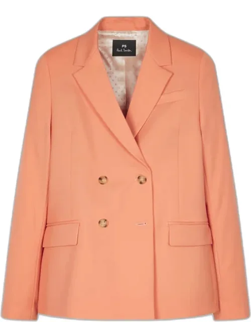 Wool Double-breasted Blazer