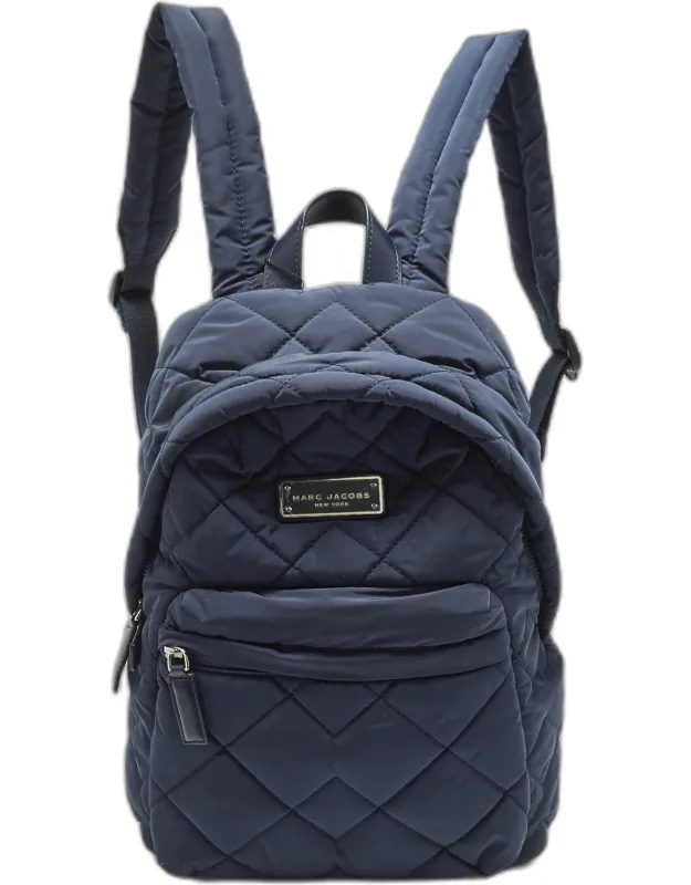 Front Pocket Quilted Nylon Backpack