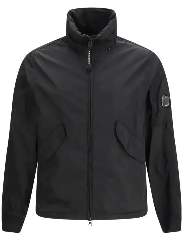 C. P. Company Chrome-r Lens Short Jacket With Adjustable Hem And Concealed Hood