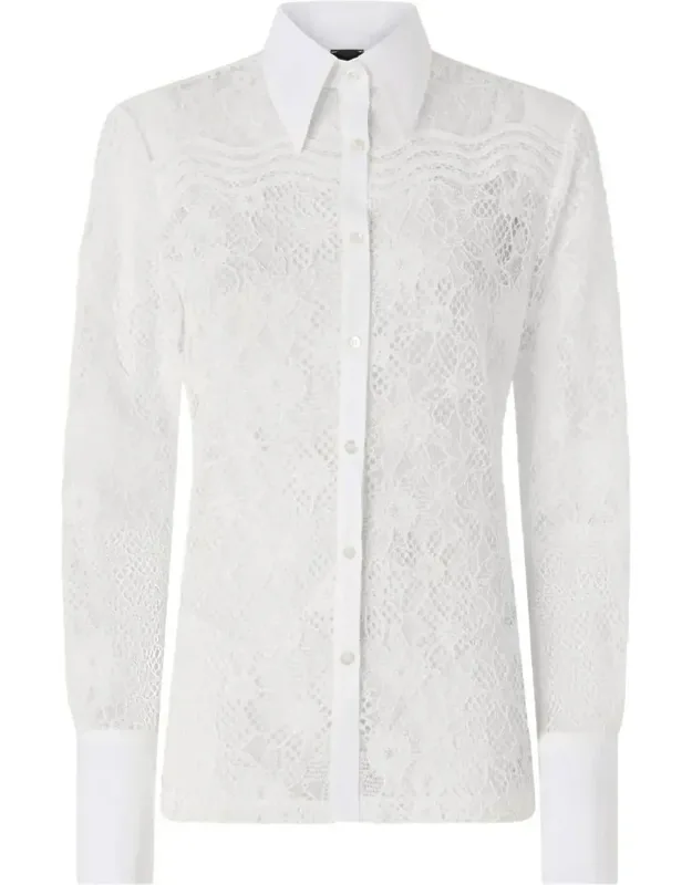 Shirt With Lace Details