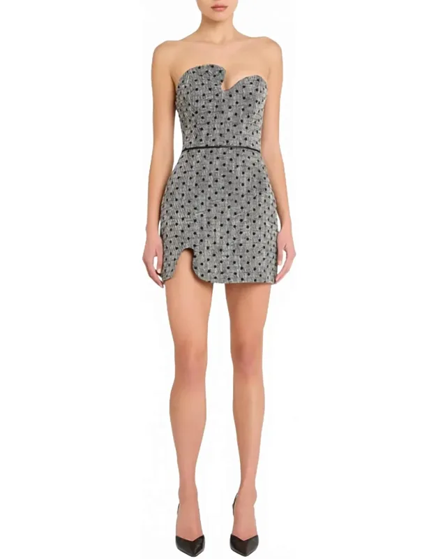 Puzzle Strapless Dress