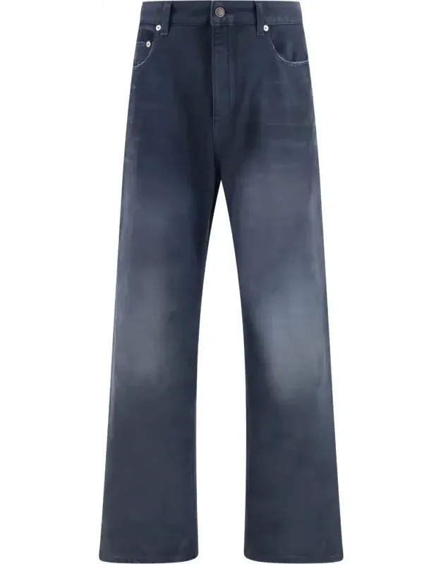 Wide Leg Denim Jeans