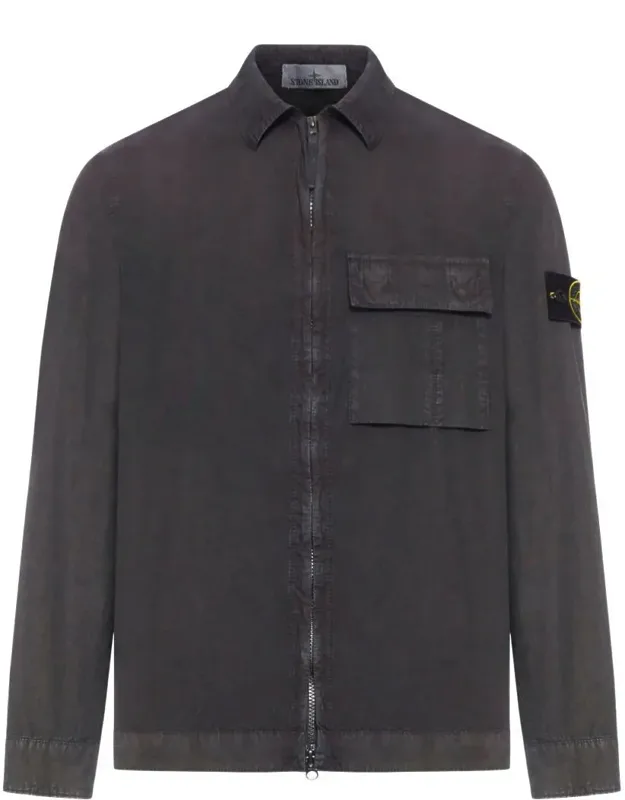 Shirt With Zip And Pocket