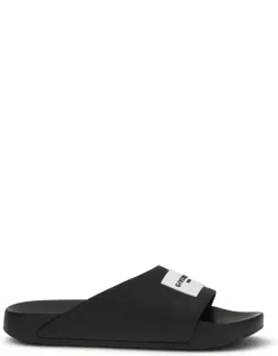 Givenchy Slippers With Bold Asymmetrical Design And Understated Luxury