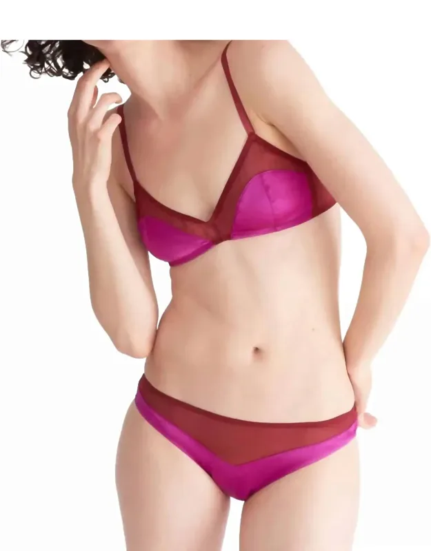 Silk Chiffon Thong Bottom