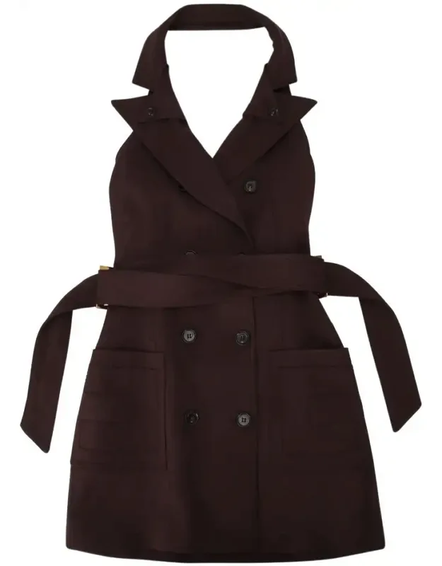 Dress With Long Sleeves And Longuette Style