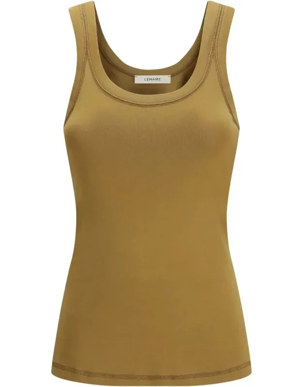 Lemaire Top - Ribbed Cotton, Fitted Fit