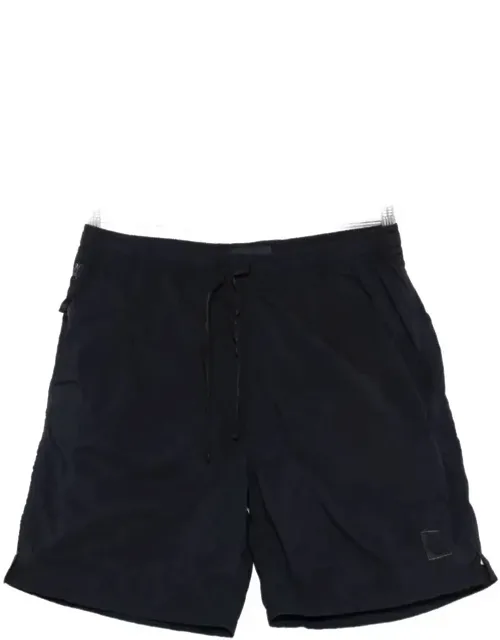 Stone Island Shorts With Elasticated Waistband And Drawstring Fastening