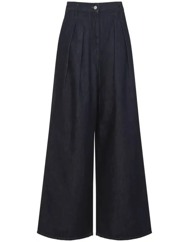 Dries Van Noten Pamplona Cotton Jeans With Wide Legs