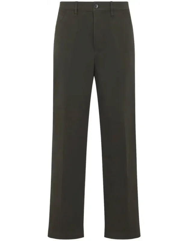 Pants With Belt Loops And Patch Pockets