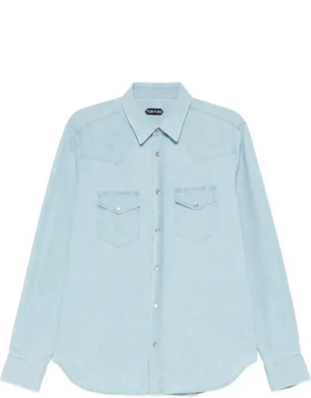 Denim Chambray Western Shirt