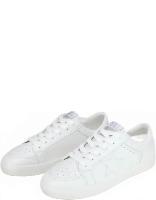 Star Sneakers With Padded Footbed And Vegan Leather