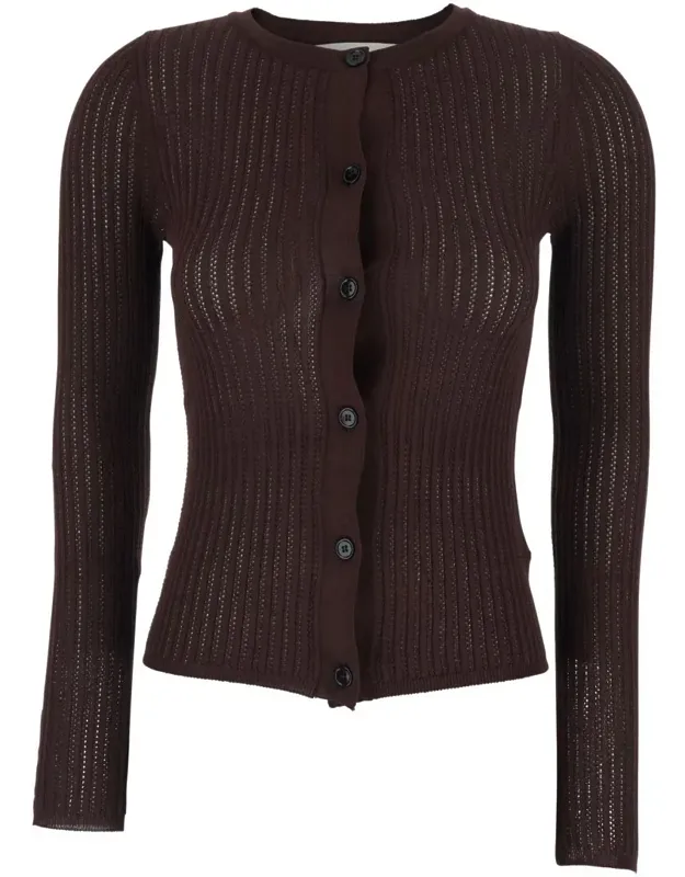 Perforated Cardigan