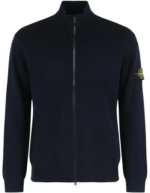 Sweater With Zip In Organic Cotton