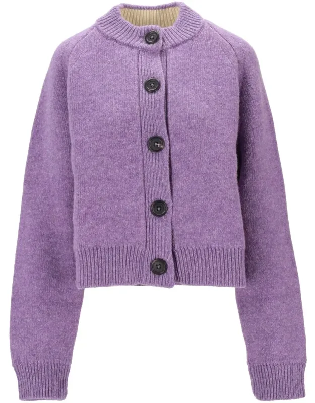 Crew Neck Cardigan