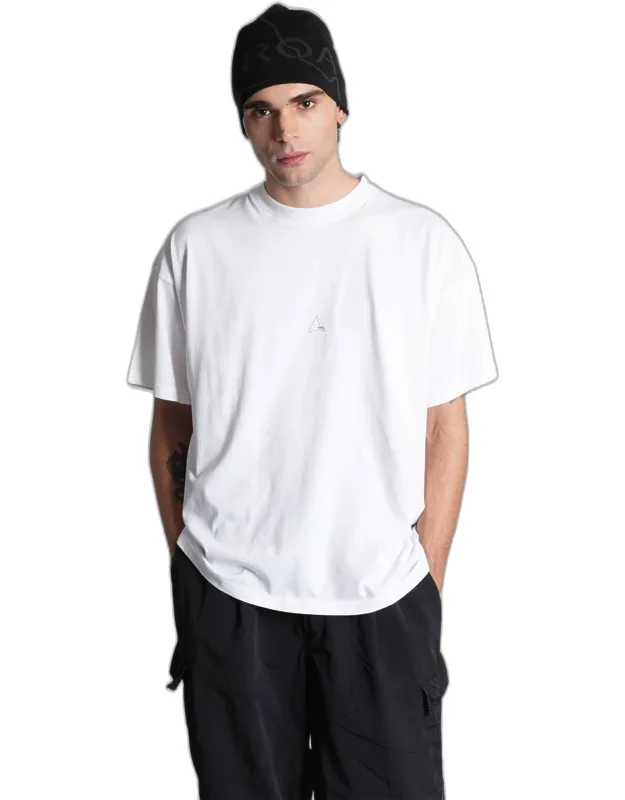 T-shirt In Cotton, Round Neck, Short Sleeves, Logo Printed, Straight Hem, Made In Portugal