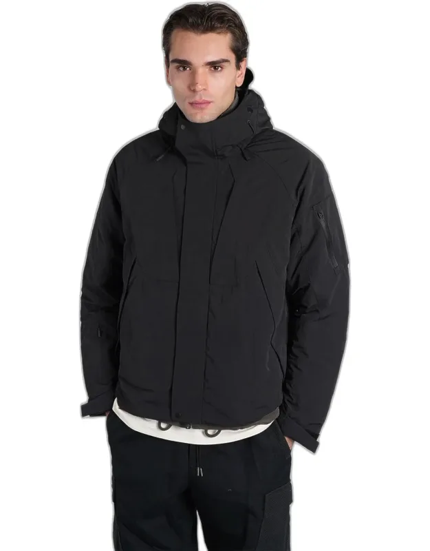 Casual Jacket With Hood And Long Sleeves