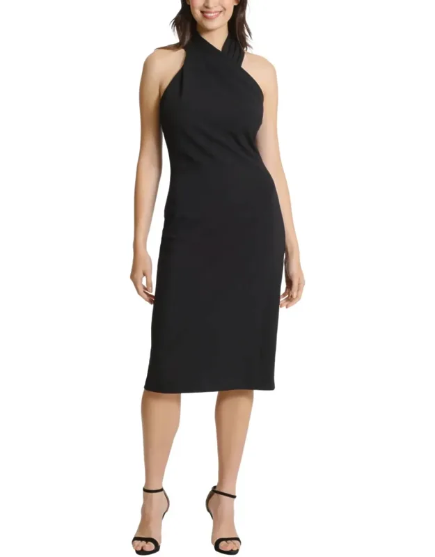 Halter Neck Sheath Dress