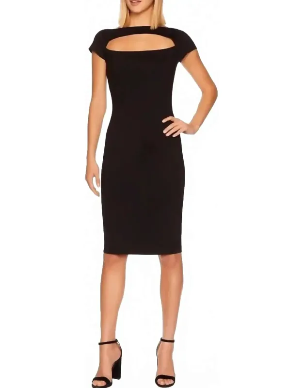 Cut Out Midi Dress