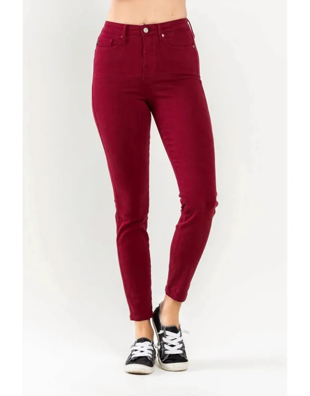 High Waist Tummy Control Skinny Jeans