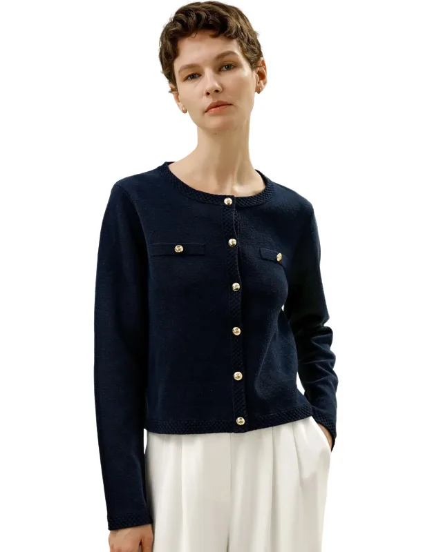 Merino Wool Cardigan