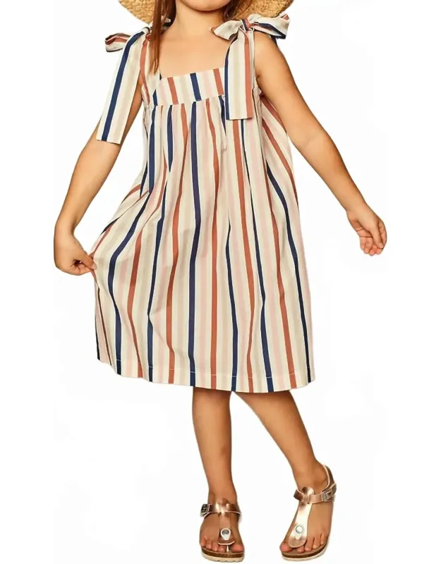 Bow Stripe Dress