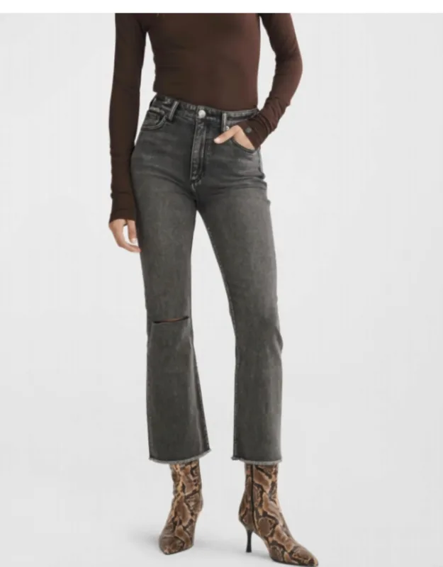 Casey High Rise Ankle Flare Jeans