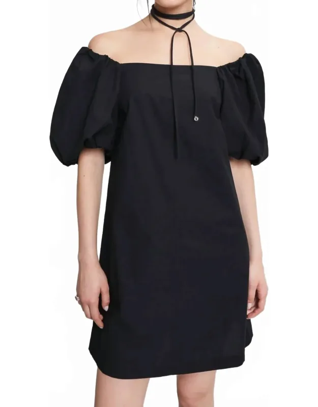 Poplin Short Dress