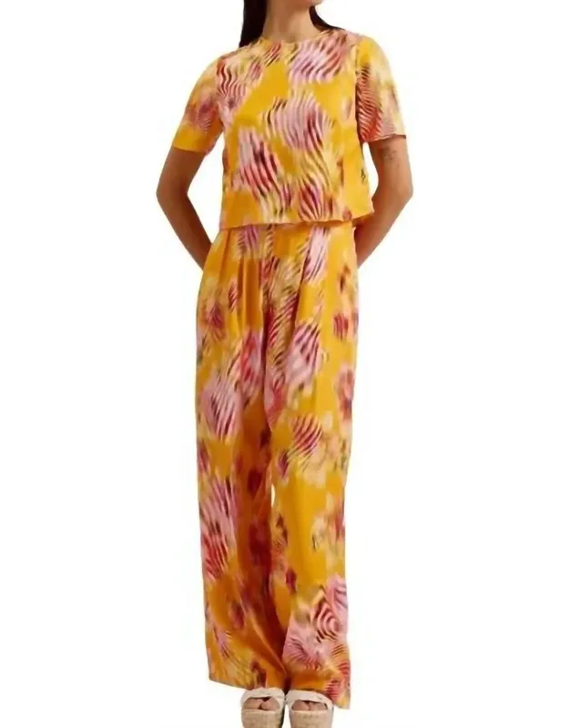 Blurred Floral Pants