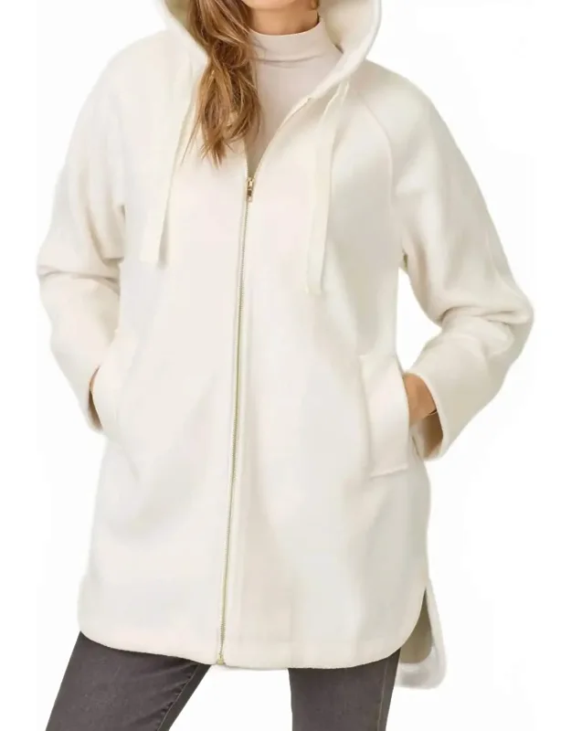 Hoodie Zip-up Coat