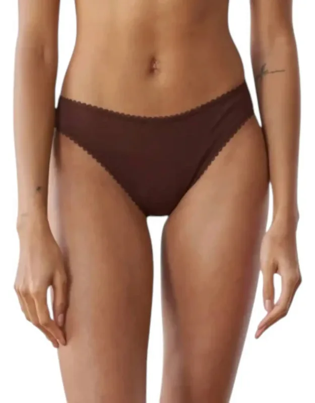 Cotton Thong Bottom